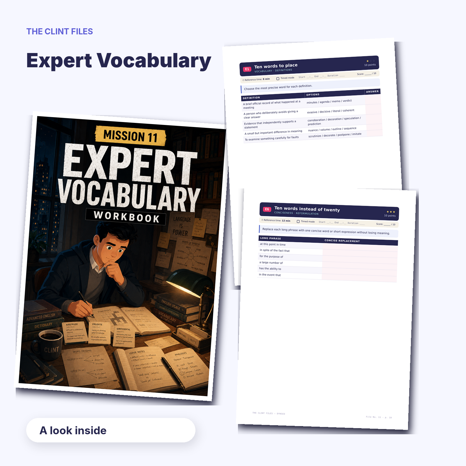 CLINT EN 11 Expert Vocabulary Product 2