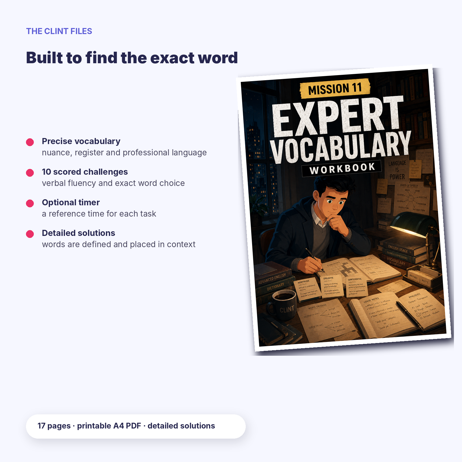 CLINT EN 11 Expert Vocabulary Product 4