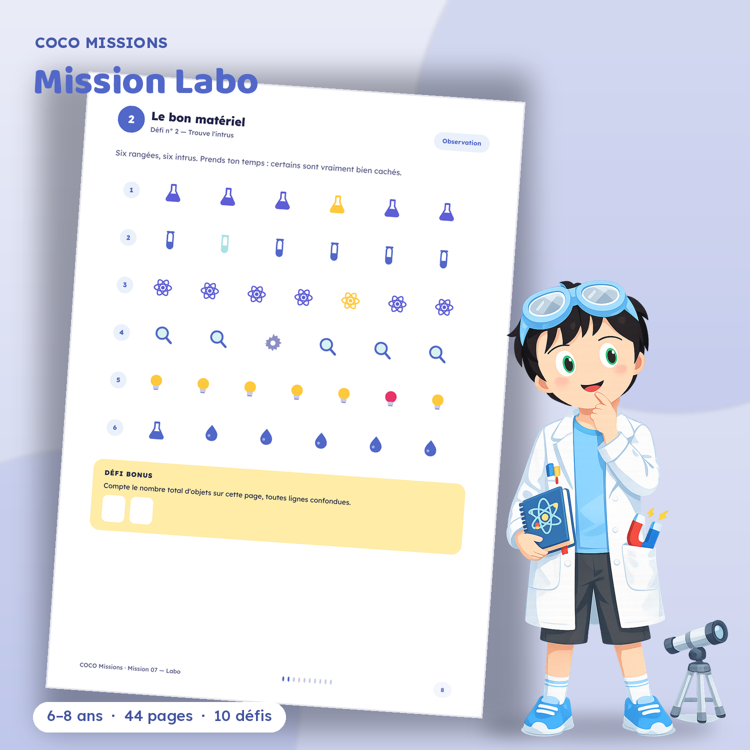 COCO Mission 07 Labo carre 4