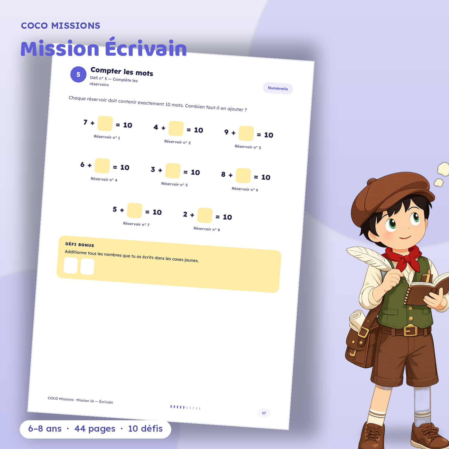 COCO Mission 16 Écrivain carre 3