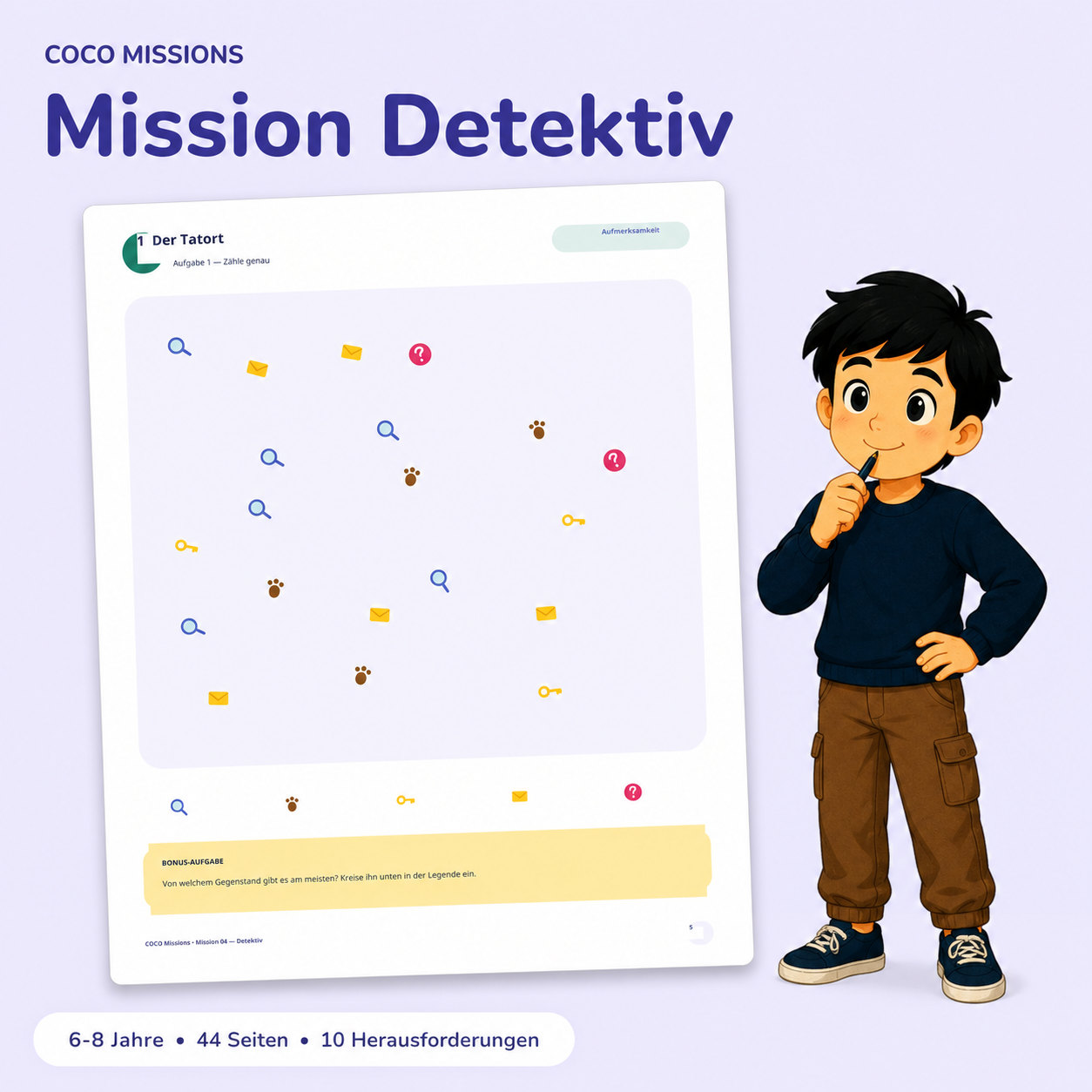 DE Mission 04 Detektiv Visuel 04 Detektivspiel fuer Kinder