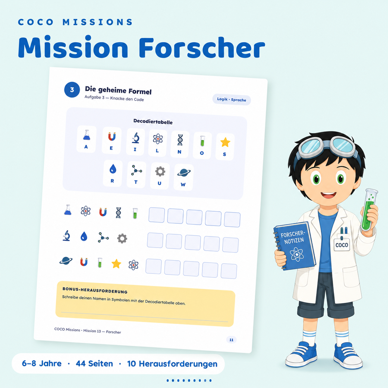 DE Mission 13 Forscherabenteuer Visuel 02 Spielerische Wissenschaftsmission