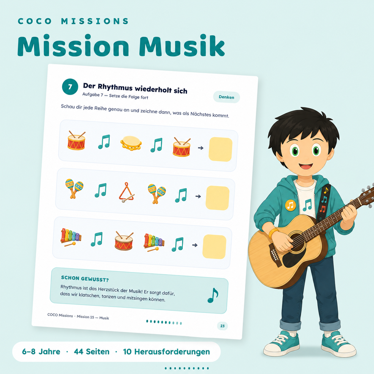 DE Mission 15 Musikabenteuer Visuel 02 Rhythmus im Spiel