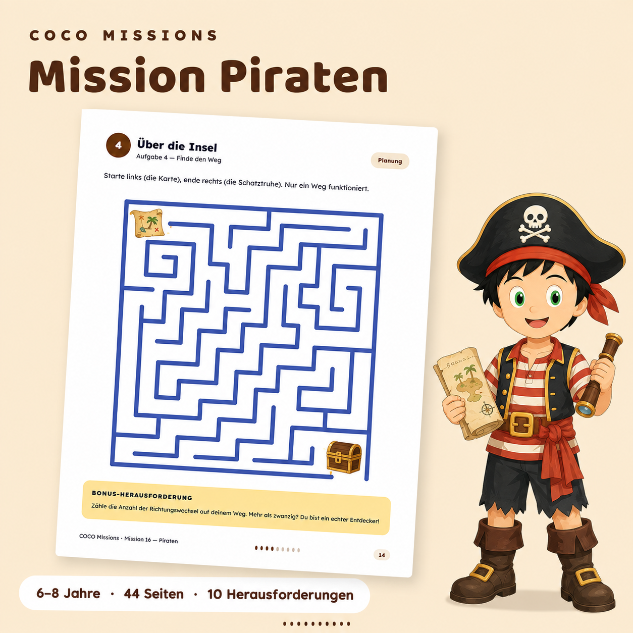DE Mission 16 Piratenabenteuer Visuel 02 Das Schatzlabyrinth