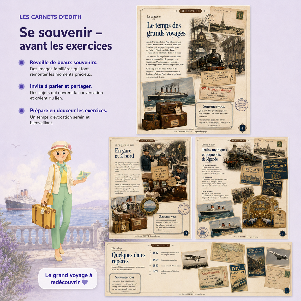 EDITH 05 Le grand voyage GALERIE 03 se souvenir