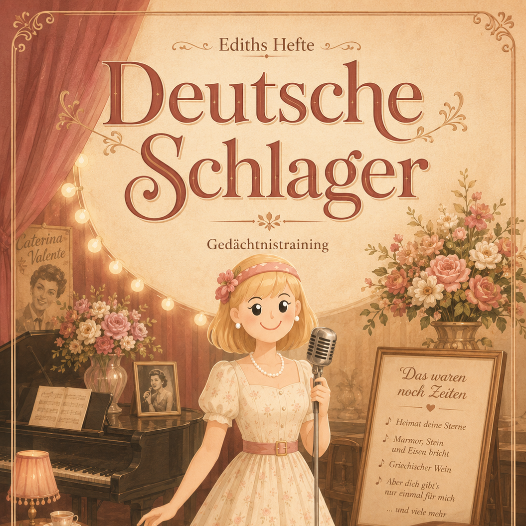 Deutsche Schlager — EDITH-Heft zum Ausdrucken