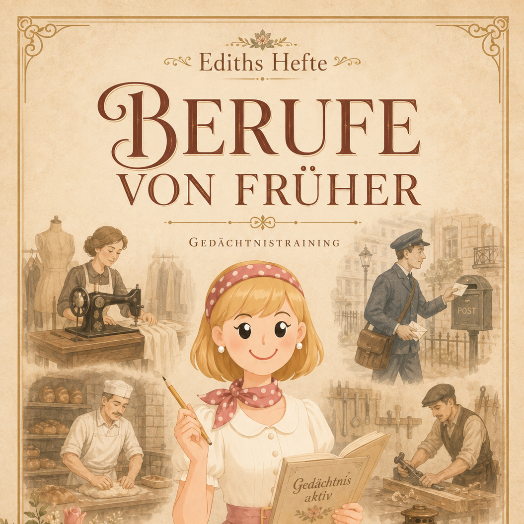 Berufe von früher — EDITH-Heft zum Ausdrucken