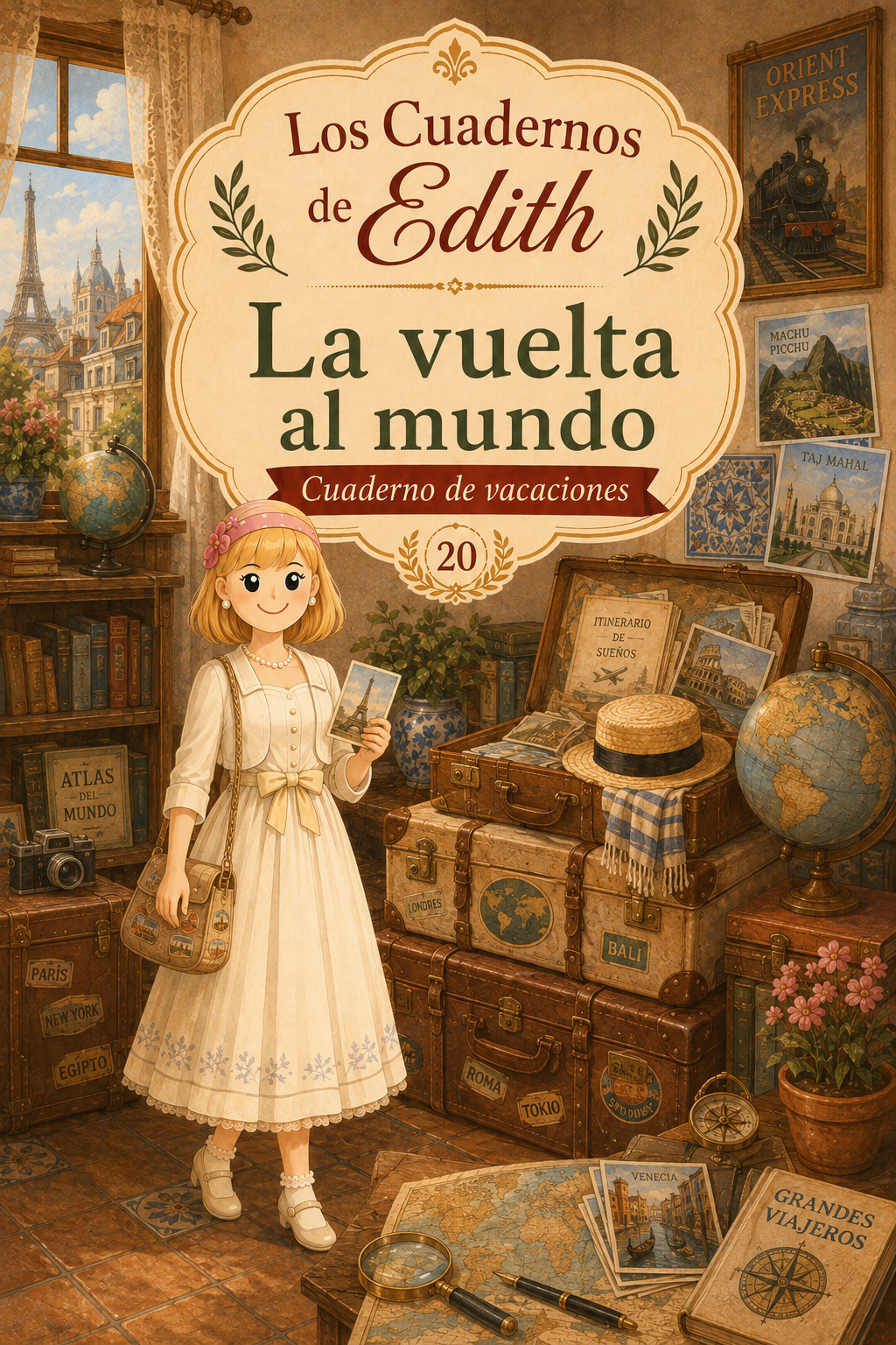 La vuelta al mundo — cuaderno EDITH para imprimir