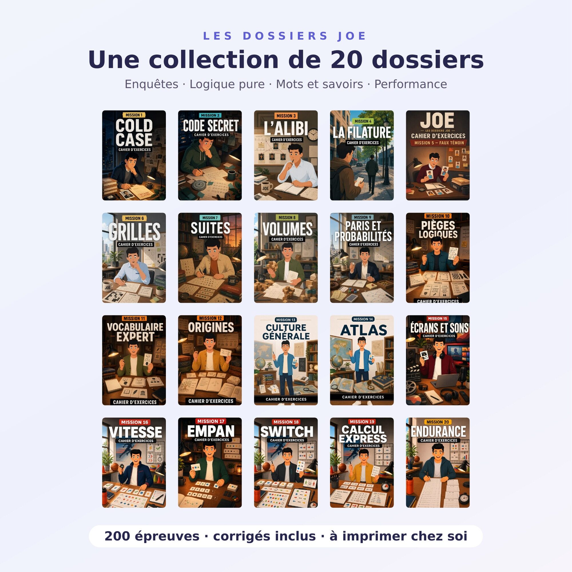 La collection complète des Dossiers JOE
