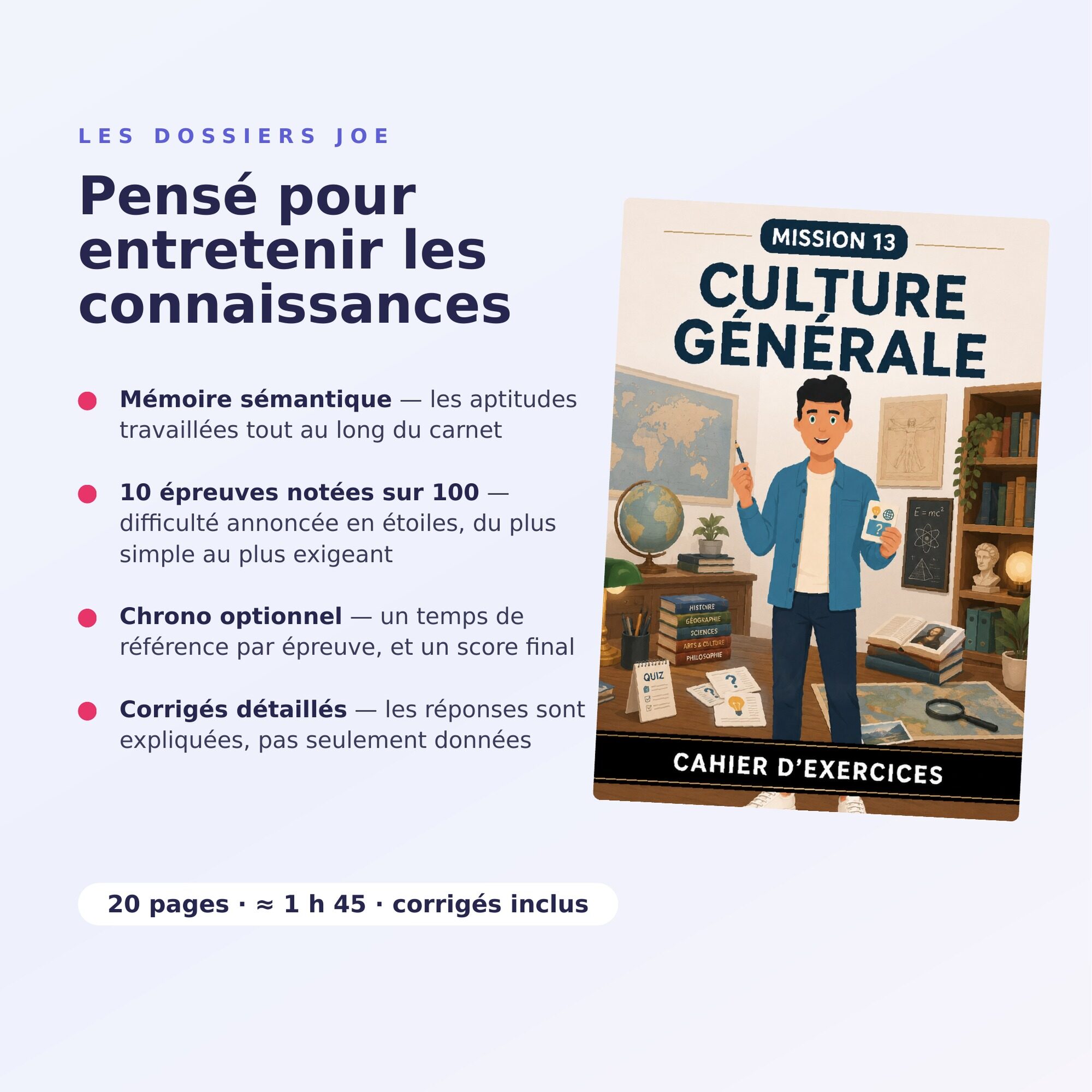 JOE 13 produit 4 pense pour