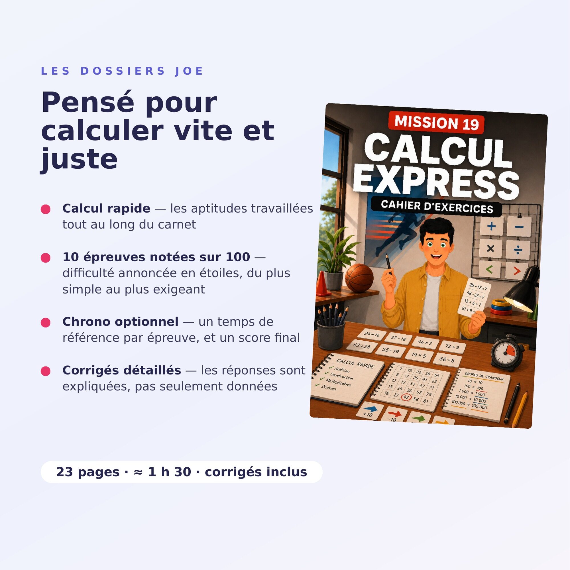 JOE 19 produit 4 pense pour