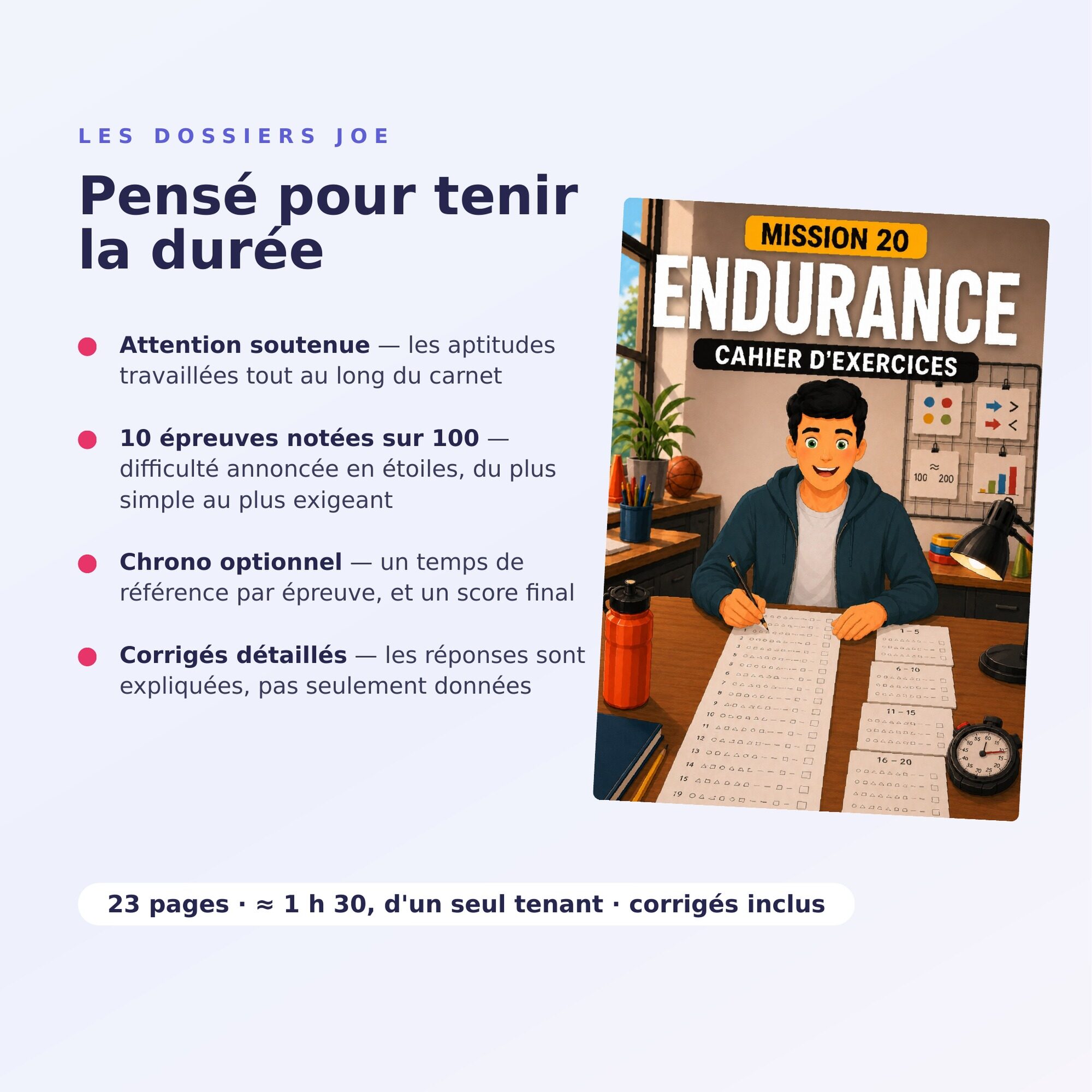 JOE 20 produit 4 pense pour