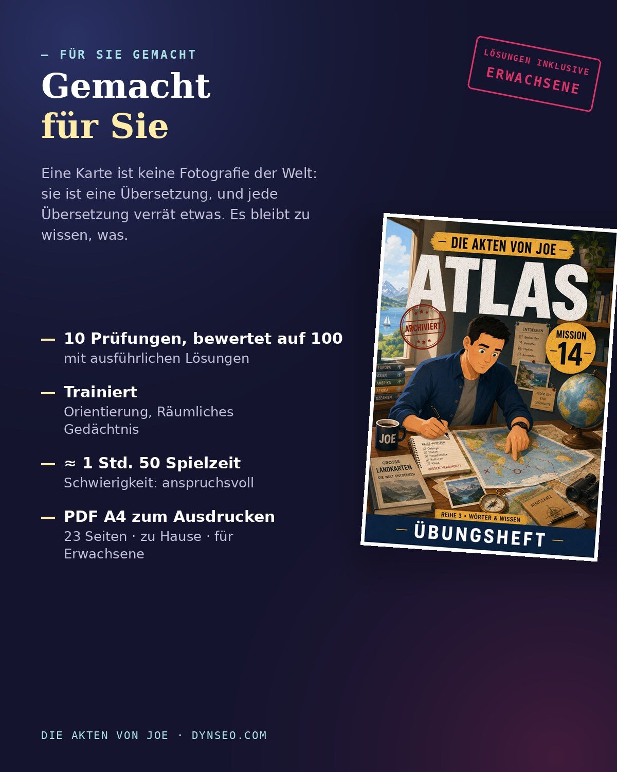 JOE DE 14 produkt 4 nutzen