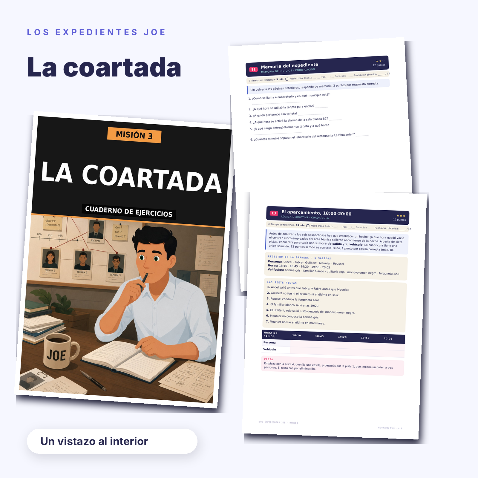JOE ES 03 La coartada Produit 2