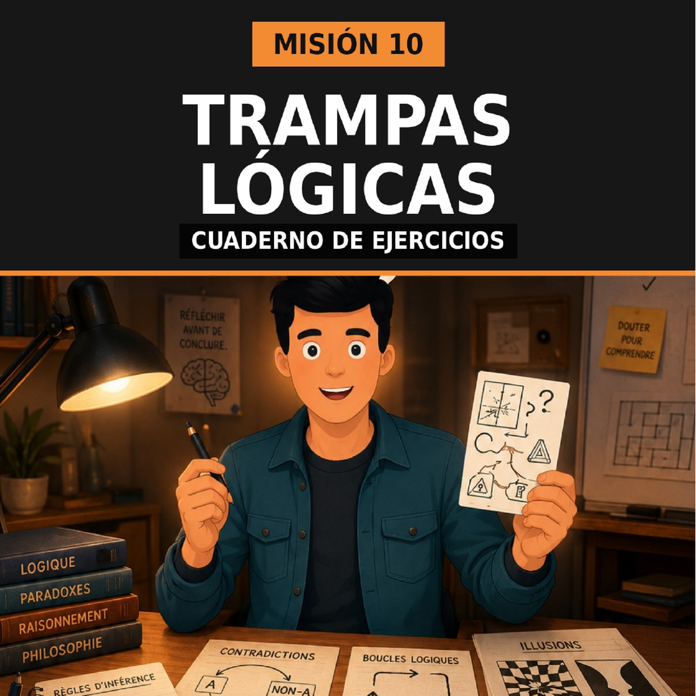 JOE — portada del cuaderno Trampas lógicas