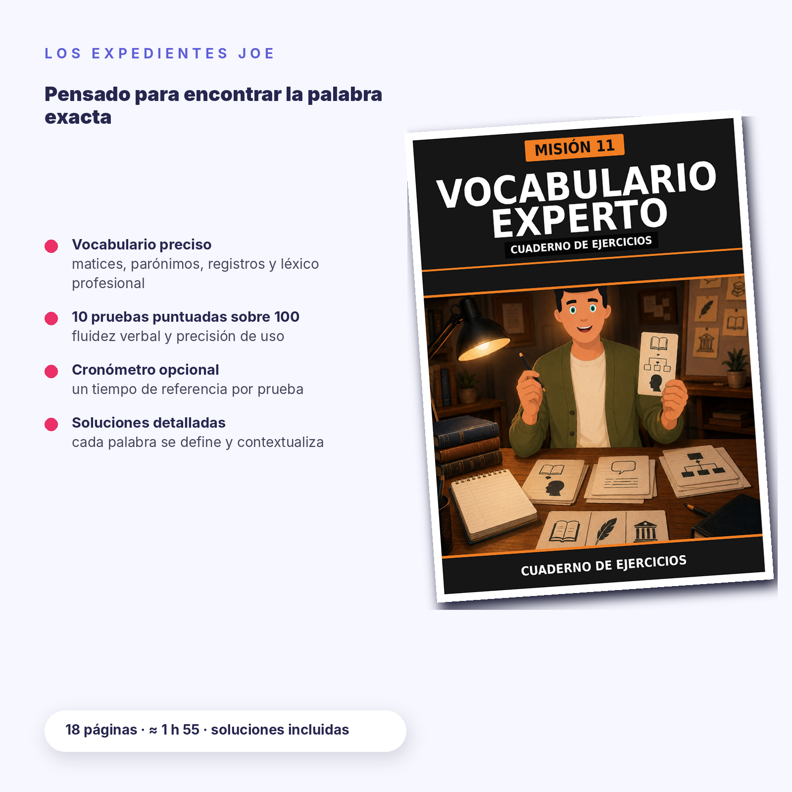JOE ES 11 Vocabulario experto Produit 4