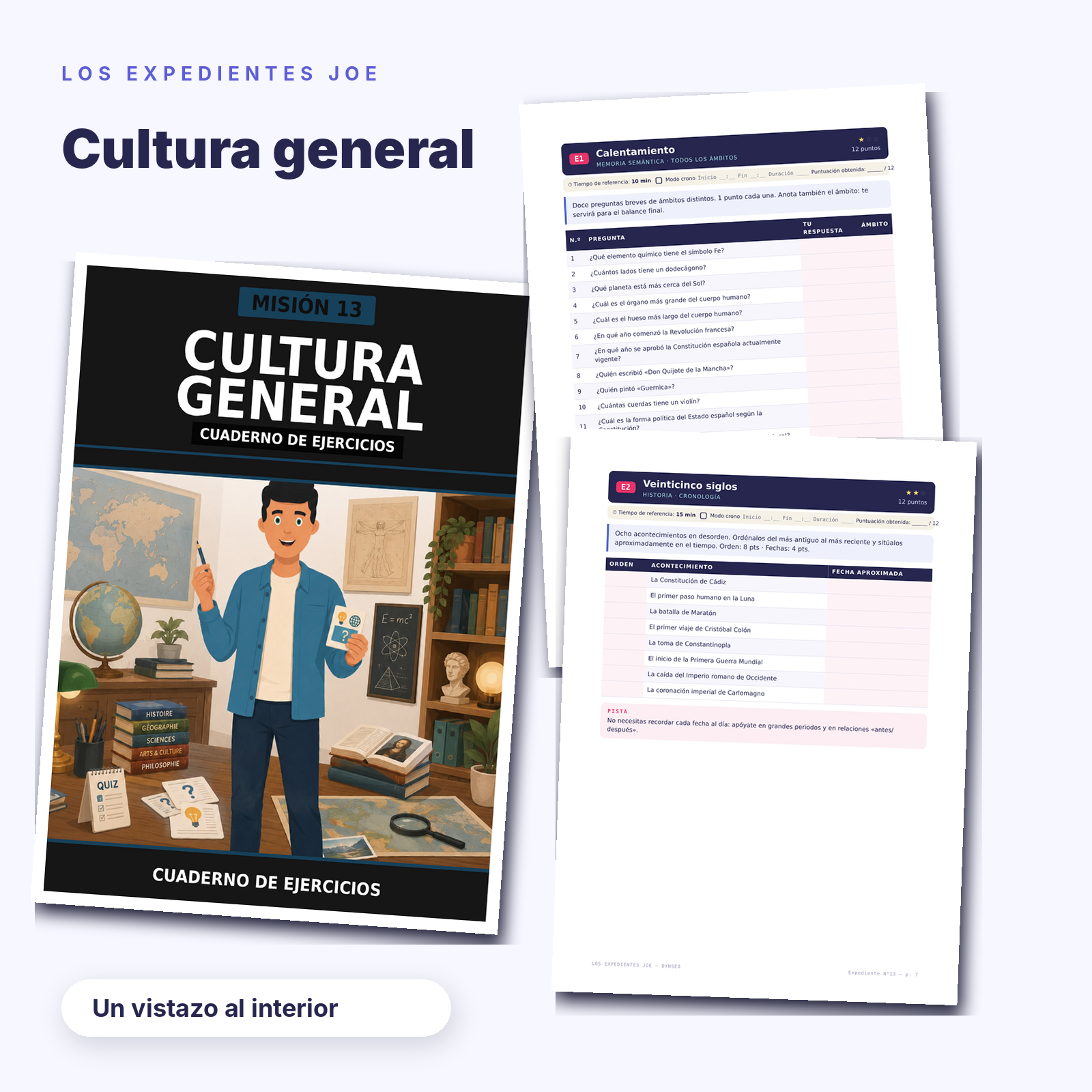 JOE ES 13 Cultura general Produit 2