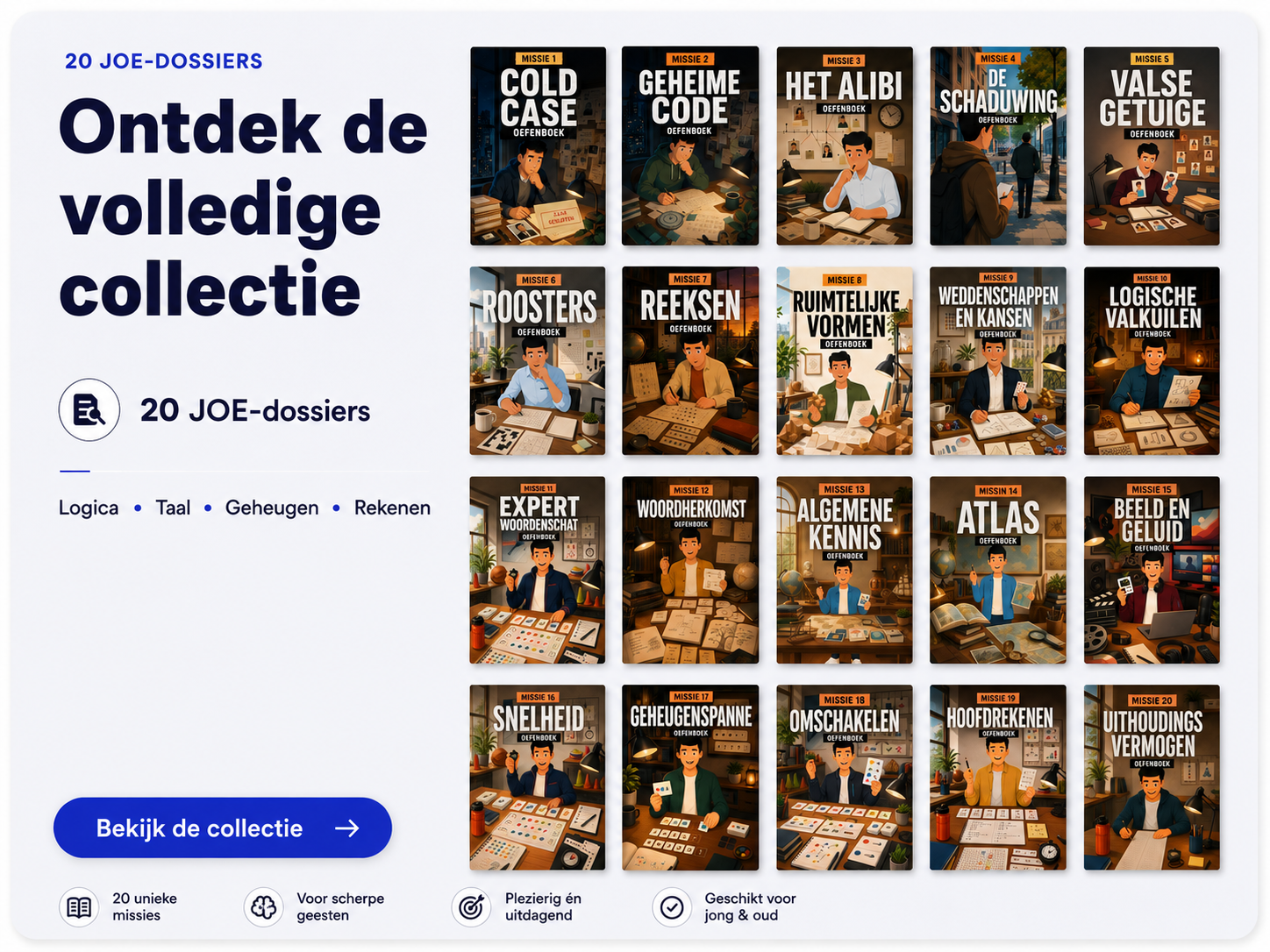 De volledige collectie JOE-dossiers
