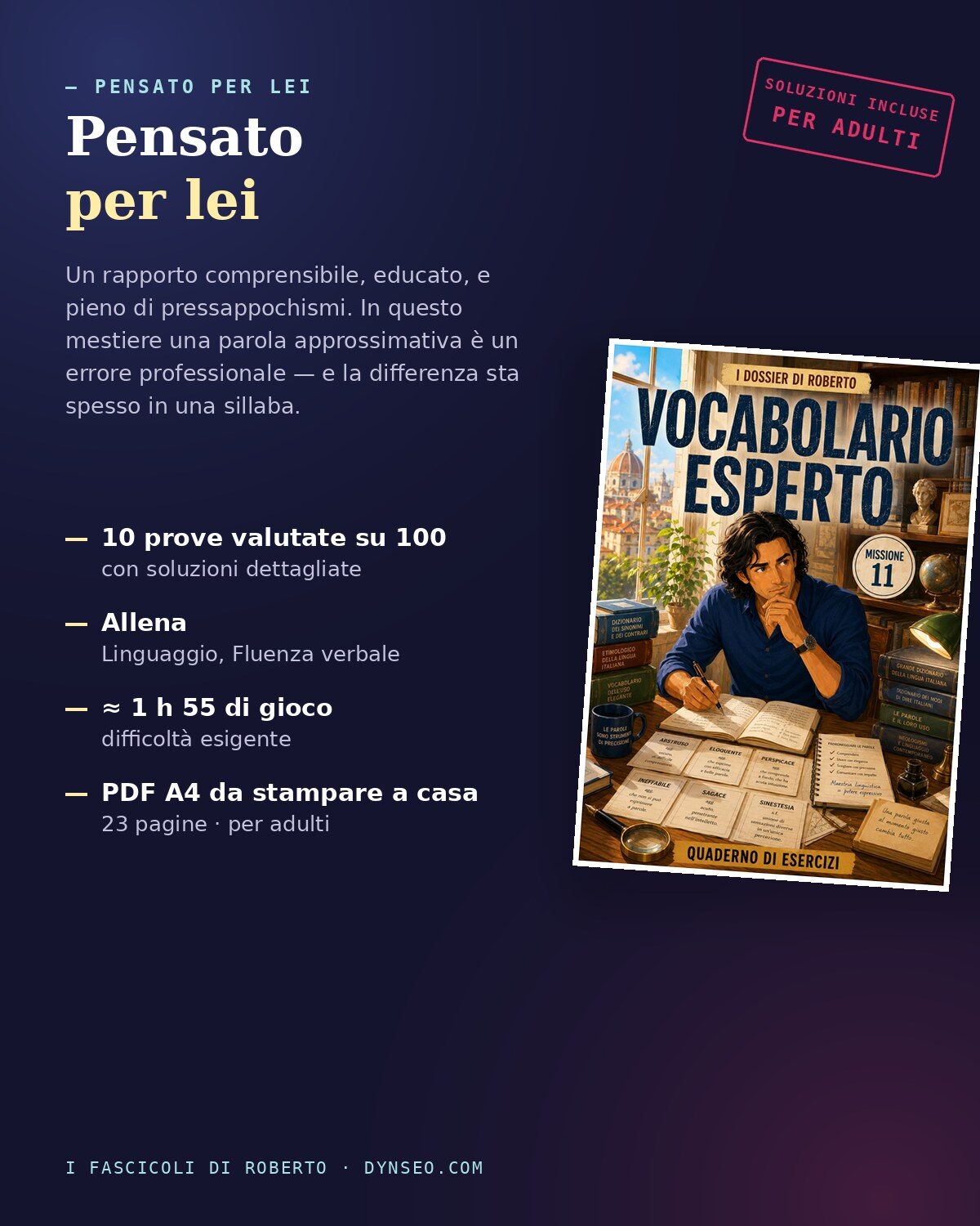 ROBERTO 11 produit 4 benefici
