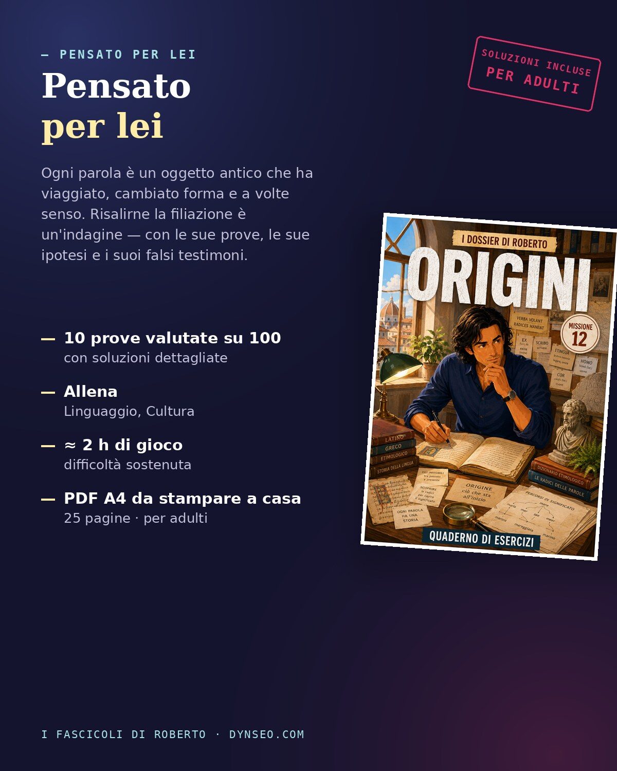 ROBERTO 12 produit 4 benefici