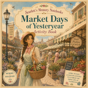 SCARLETT 13 MARKET DAYS OF YESTERYEAR SQUARE COVER