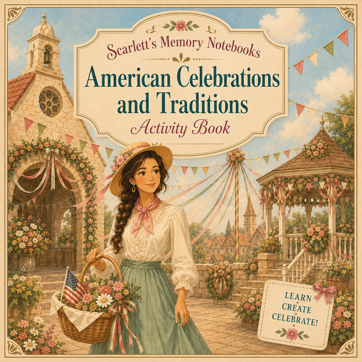 SCARLETT 14 AMERICAN CELEBRATIONS AND TRADITIONS SQUARE COVER