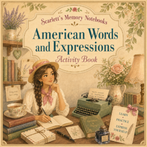SCARLETT 16 AMERICAN WORDS AND EXPRESSIONS SQUARE COVER