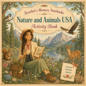 SCARLETT 18 NATURE AND ANIMALS USA SQUARE COVER