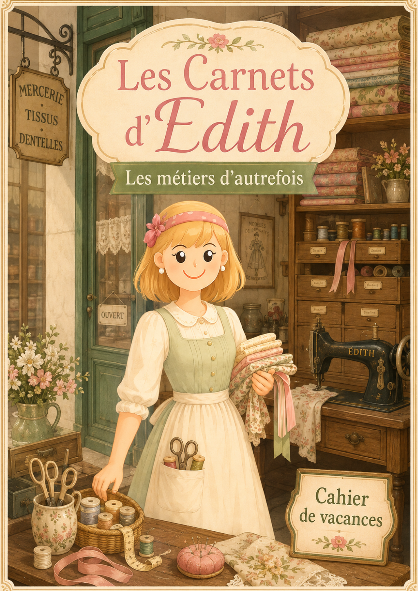 Carnet EDITH Les Métiers d'Autrefois