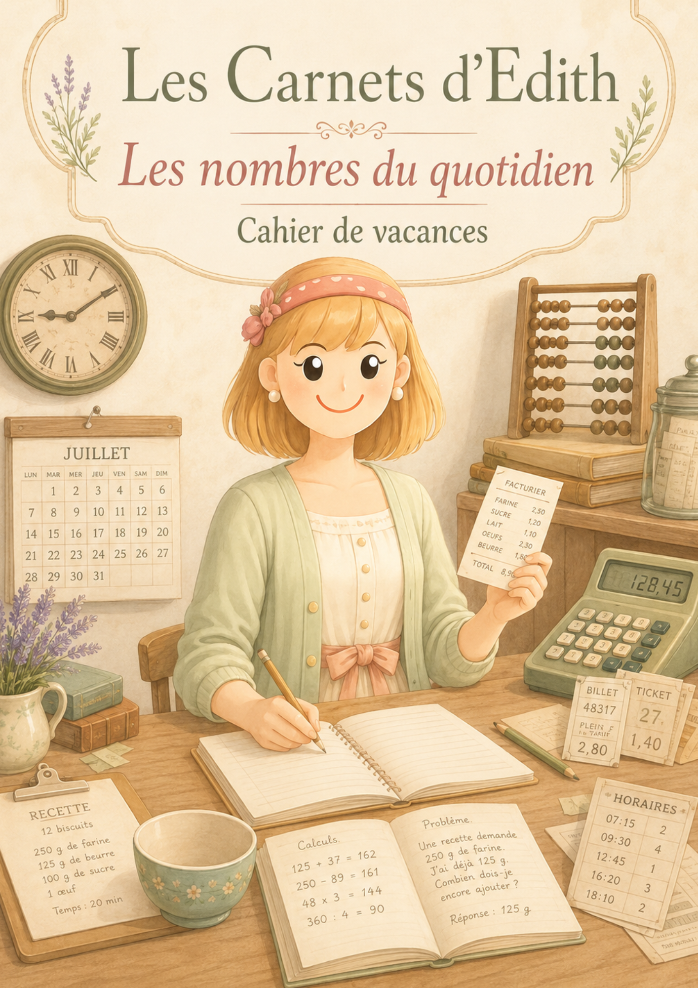 Carnet EDITH Les Nombres du Quotidien