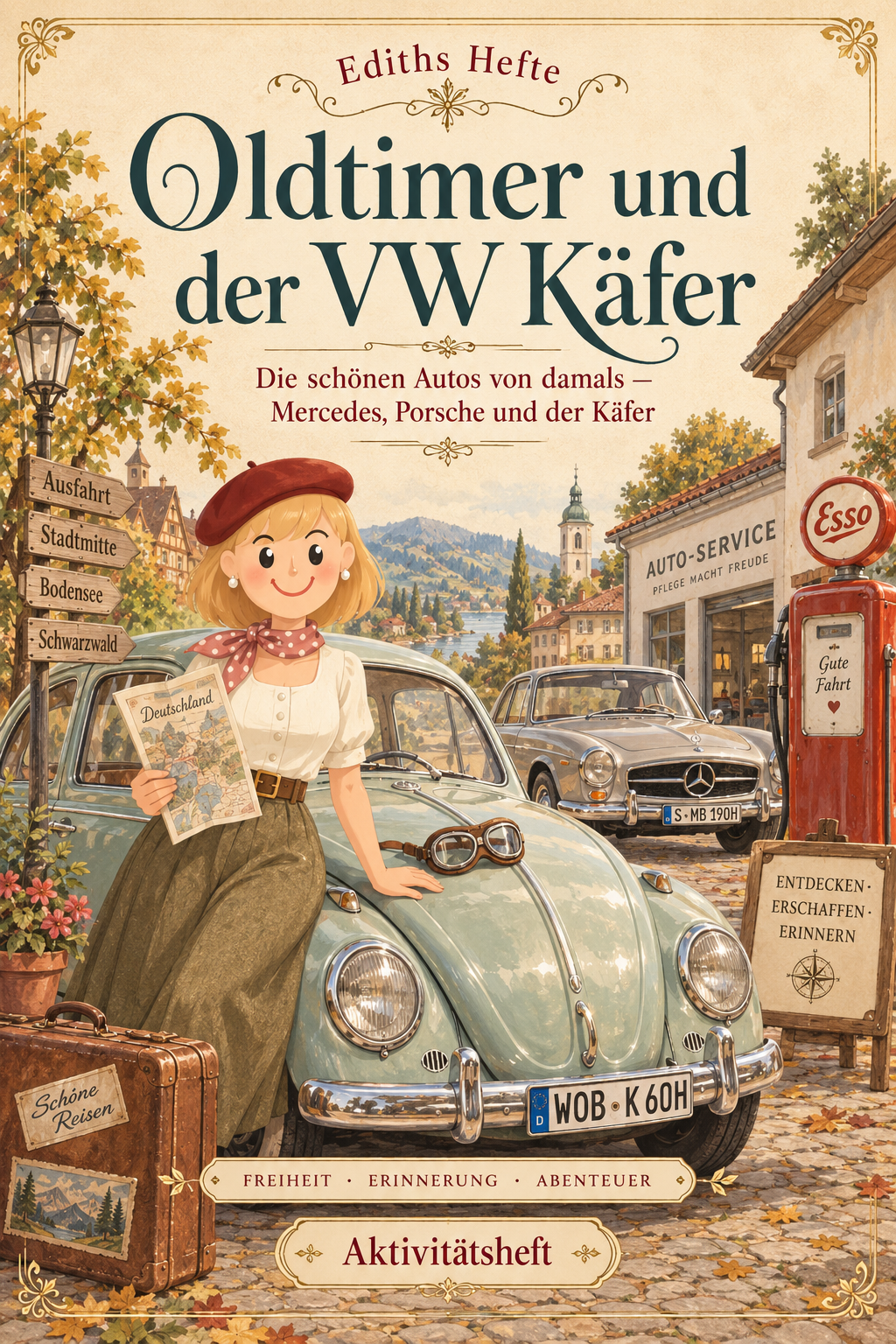 21 EDITHS HEFTE Oldtimer und der VW Kaefer SQUARE