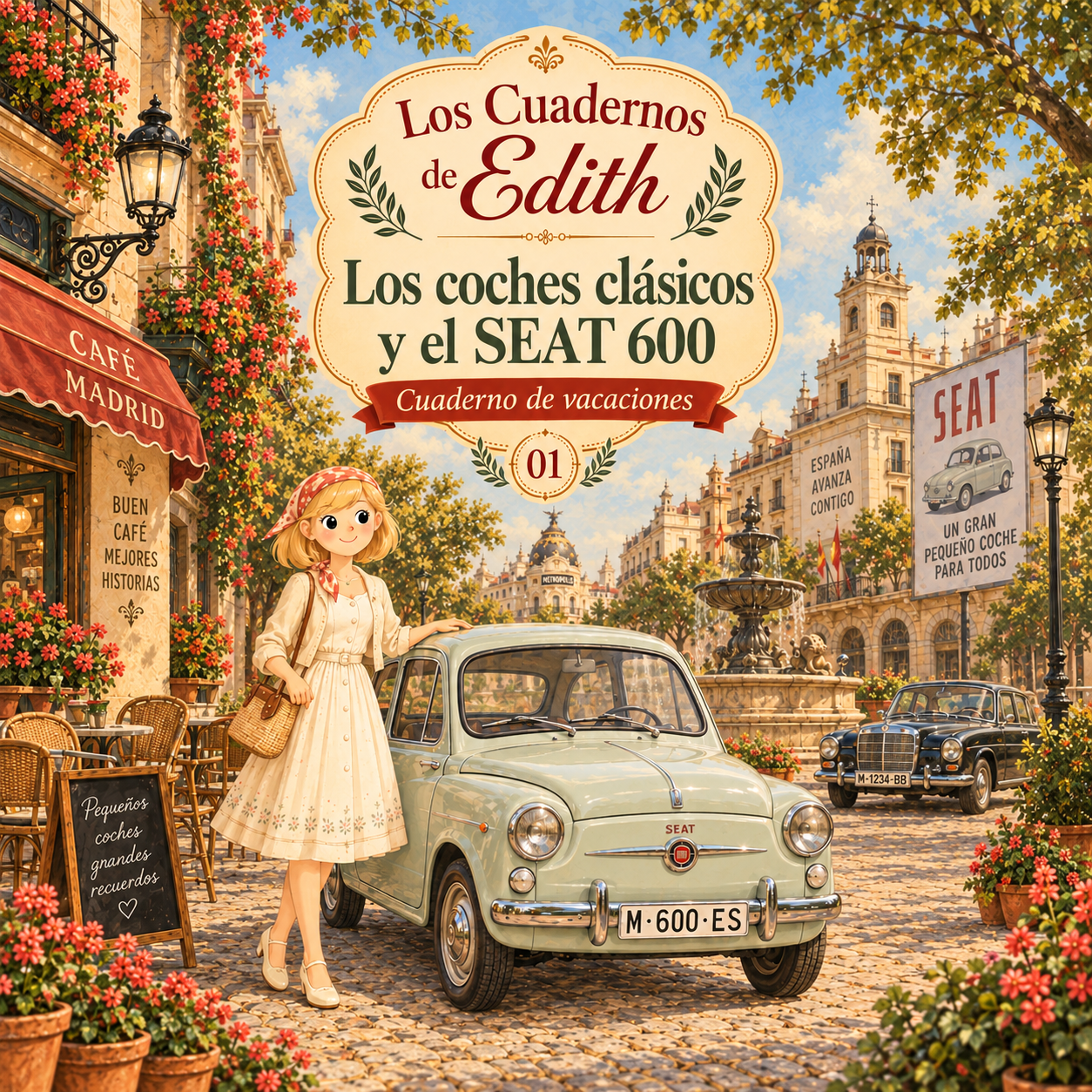 21 EDITH ES Los coches clasicos y el SEAT 600 SQUARE