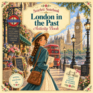 21 SCARLETT NOTEBOOK London in the Past SQUARE