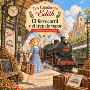 23 EDITH ES El ferrocarril y el tren de vapor SQUARE