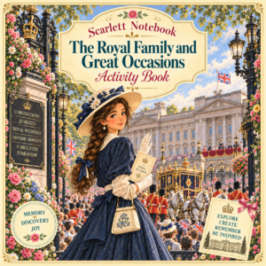 23 SCARLETT NOTEBOOK The Royal Family and Great Occasions SQUARE
