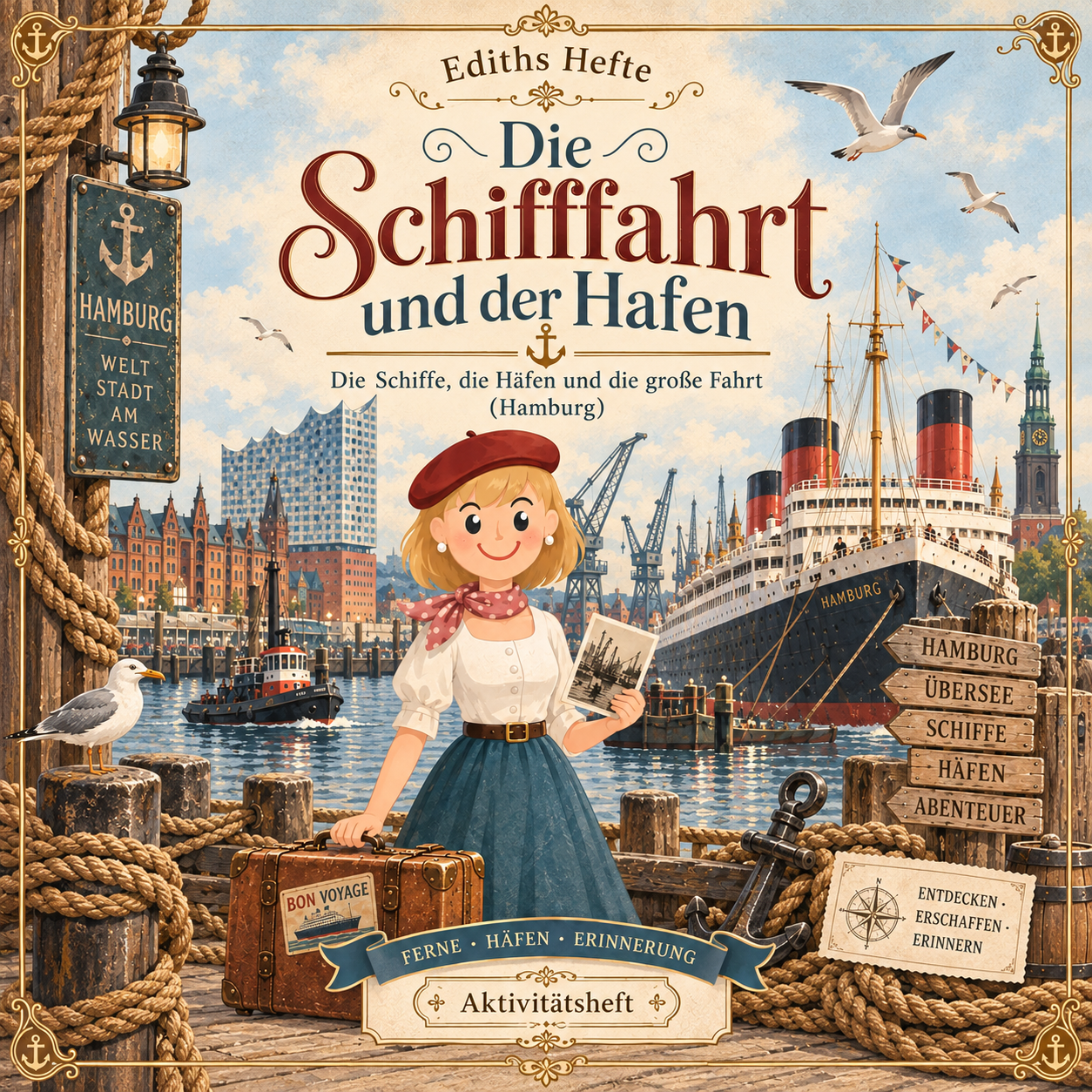 25 EDITHS HEFTE Die Schifffahrt und der Hafen SQUARE