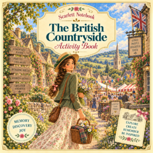 25 SCARLETT NOTEBOOK The British Countryside SQUARE