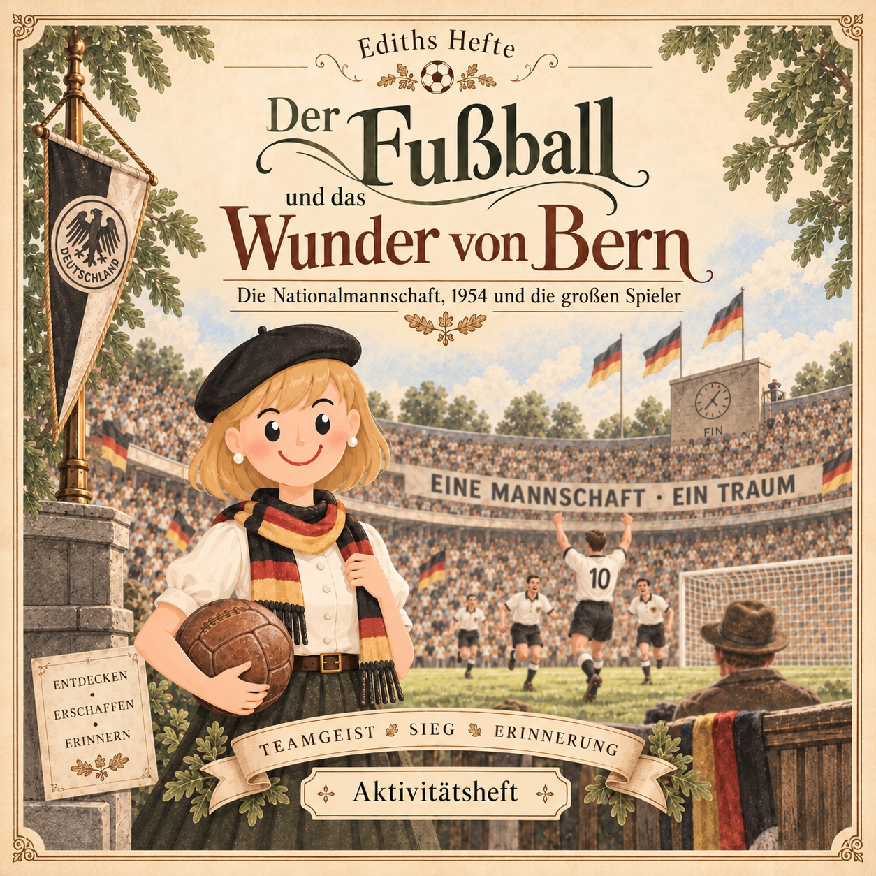 26 EDITHS HEFTE Der Fussball und das Wunder von Bern SQUARE