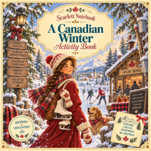 26 SCARLETT NOTEBOOK A Canadian Winter SQUARE