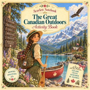 27 SCARLETT NOTEBOOK The Great Canadian Outdoors SQUARE