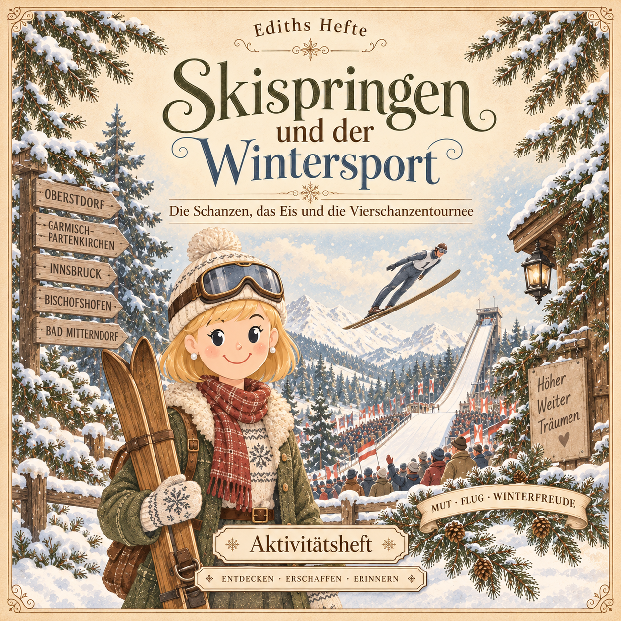 30 EDITHS HEFTE Skispringen und der Wintersport SQUARE