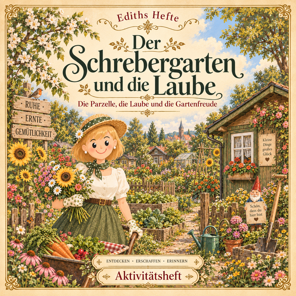 32 EDITHS HEFTE Der Schrebergarten und die Laube SQUARE