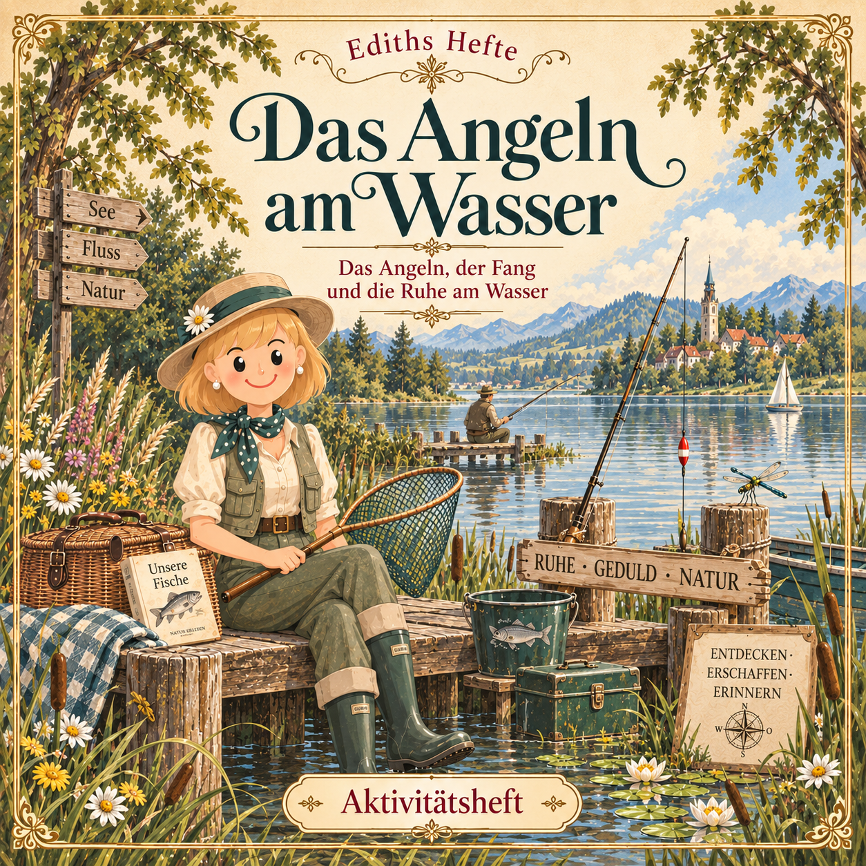 35 EDITHS HEFTE Das Angeln am Wasser SQUARE