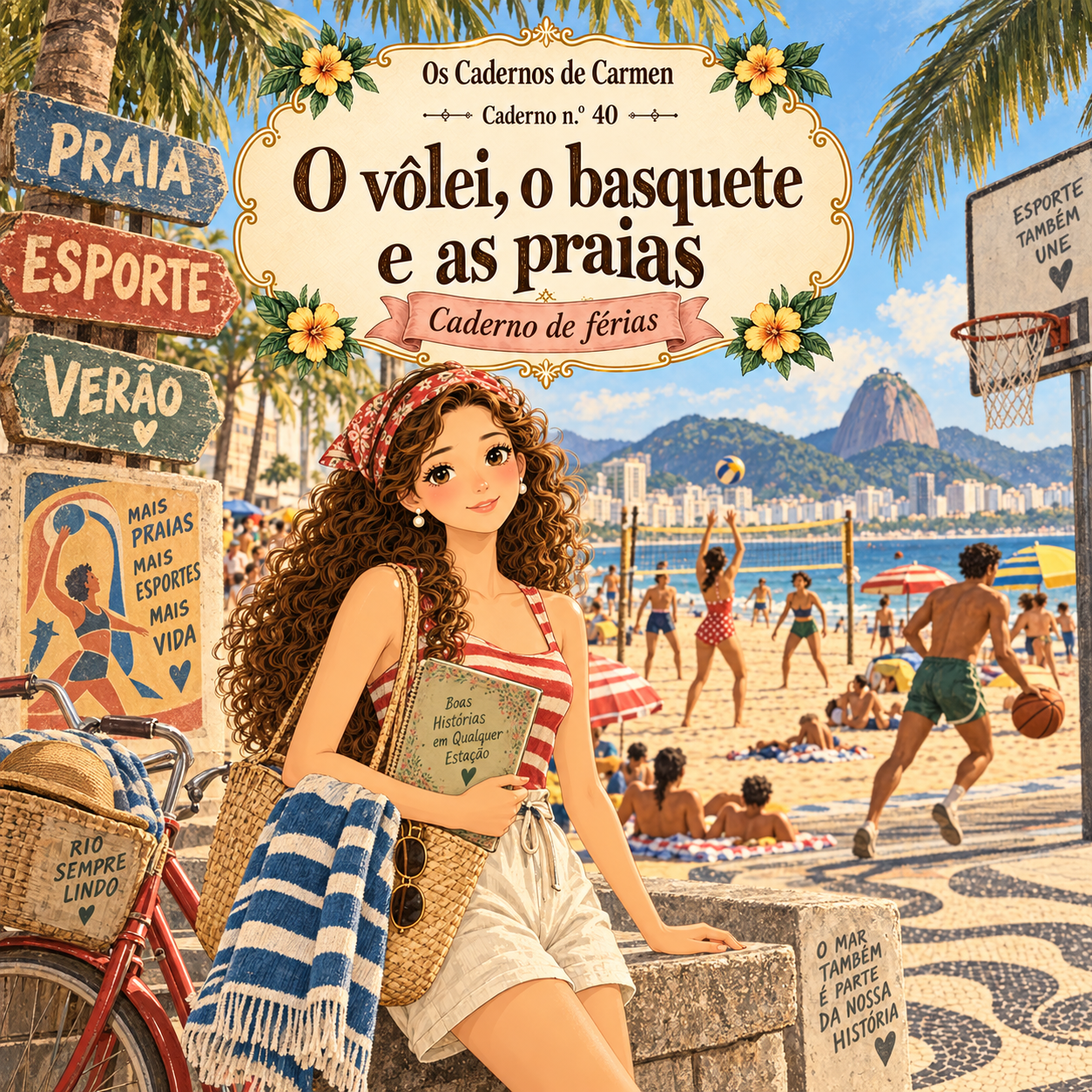 40 CARMEN O volei o basquete e as praias SQUARE