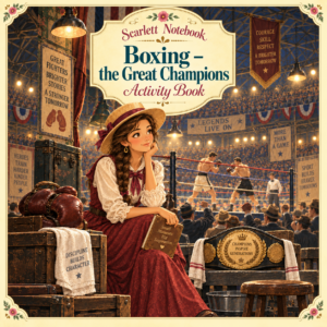 41 SCARLETT NOTEBOOK Boxing the Great Champions SQUARE
