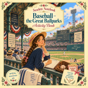 45 SCARLETT NOTEBOOK Baseball the Great Ballparks SQUARE