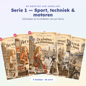 ANNELIES serie01 sport techniek motoren carnets 01 02 03 04 05