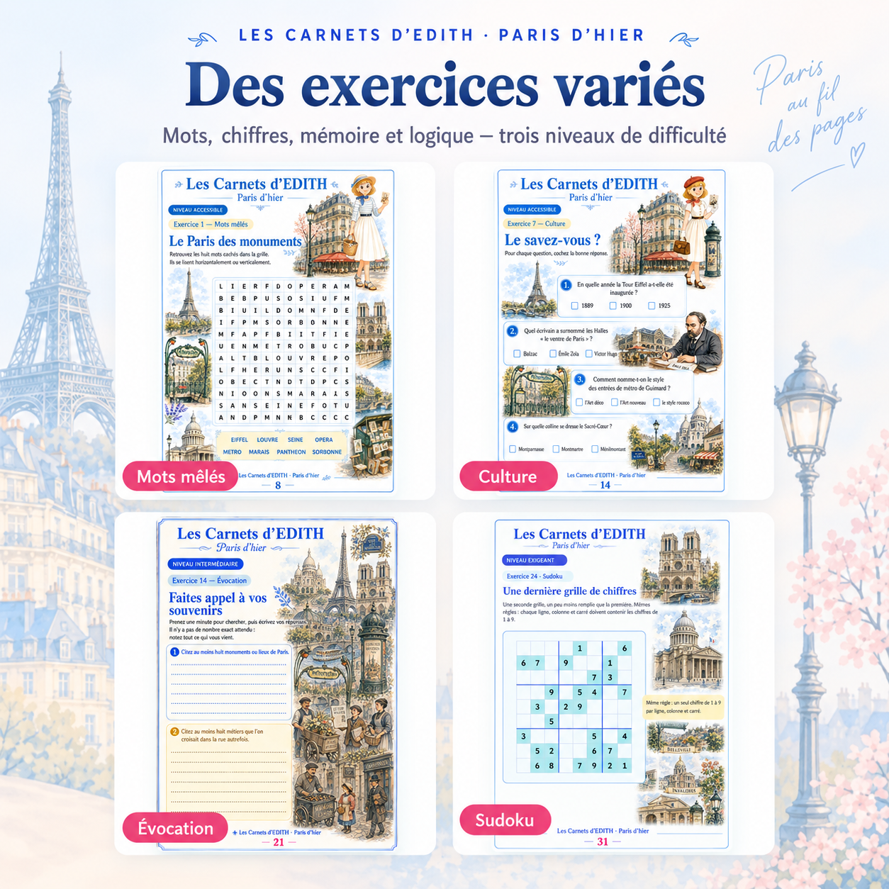 EDITH 01 PARIS D HIER EXERCICES VARIES PREMIUM FINAL