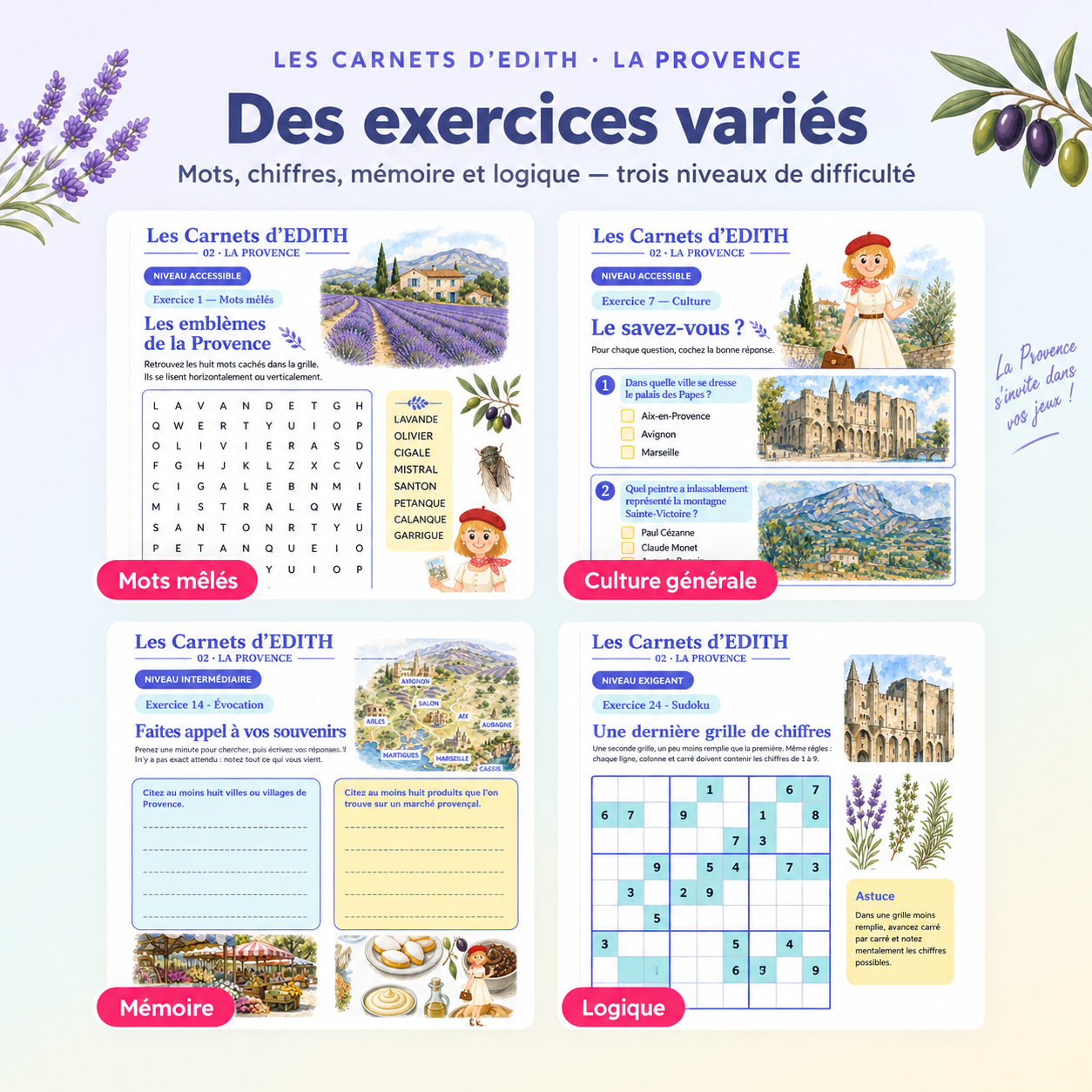 EDITH 02 LA PROVENCE EXERCICES VARIES PREMIUM FINAL