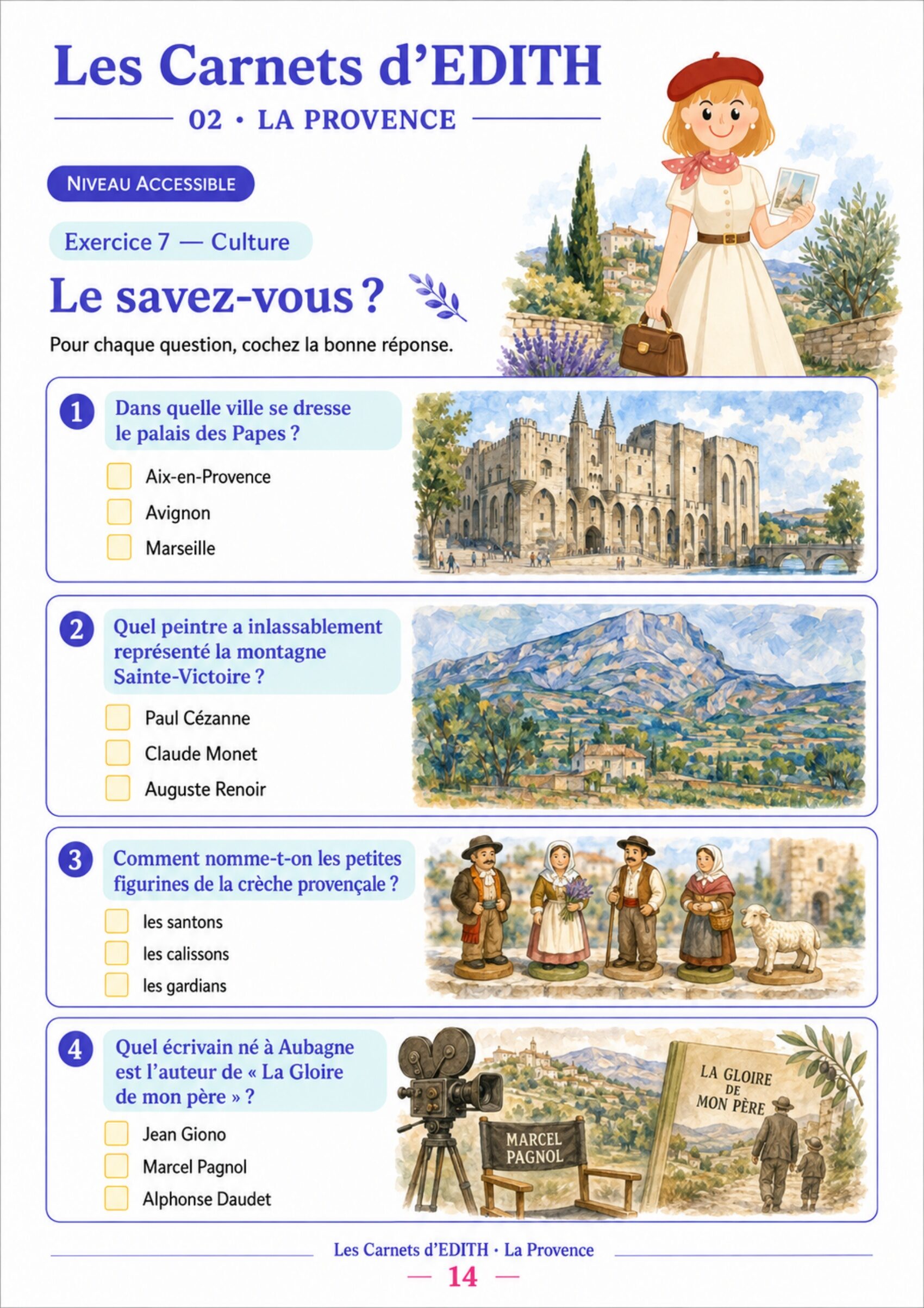 Exercice EDITH — Mots croisés